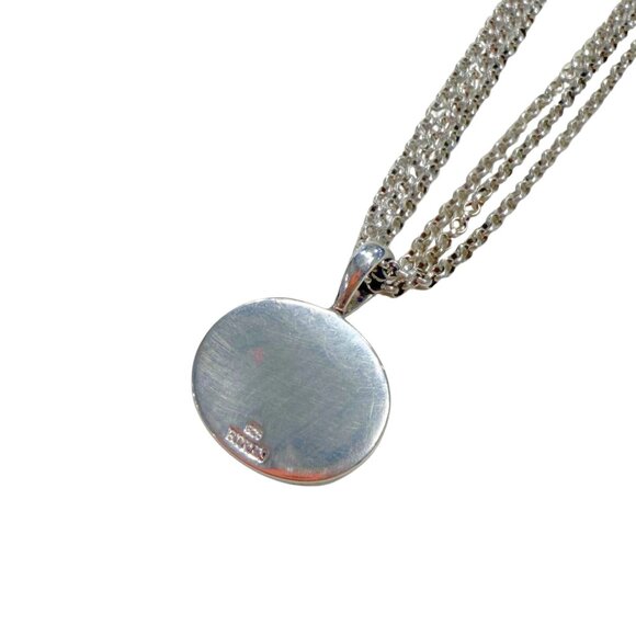 Birks Trio Chain Oval Pendant - Picture 2 of 2